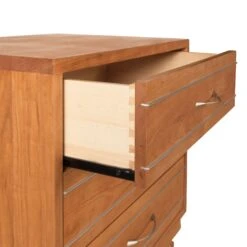 Solid Wood 3-Drawer Chest - Contemporary Cable Bedroom Storage -VERMONT WOODS Contemporary Cable 3 Drawer Chest 2