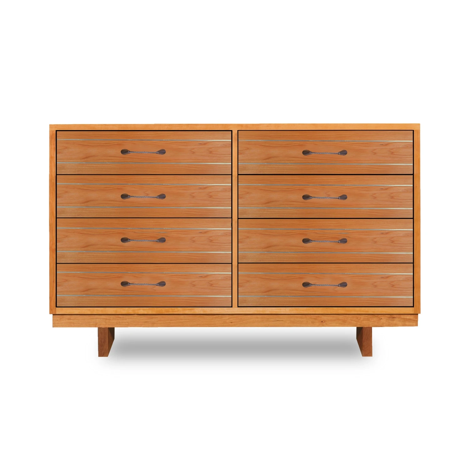 Contemporary Cable 8-Drawer Solid Wood Dresser 3 Contemporary Cable 8-Drawer Solid Wood Dresser