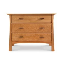 Contemporary Craftsman 3-Drawer Solid Wood Chest