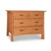 Contemporary Craftsman 4-Drawer Chest in Solid Hardwood -VERMONT WOODS Contemporary Craftsman 4 Drawer Chest