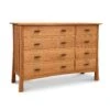 Contemporary Craftsman 8-Drawer Dresser - Handcrafted Solid Wood Storage