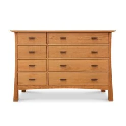 Contemporary Craftsman 8-Drawer Dresser - Handcrafted Solid Wood Storage 15 Contemporary Craftsman 8-Drawer Dresser - Handcrafted Solid Wood Storage -VERMONT WOODS Contemporary Craftsman 8 Drawer Dresser Small Drawers Left Natural Cherry