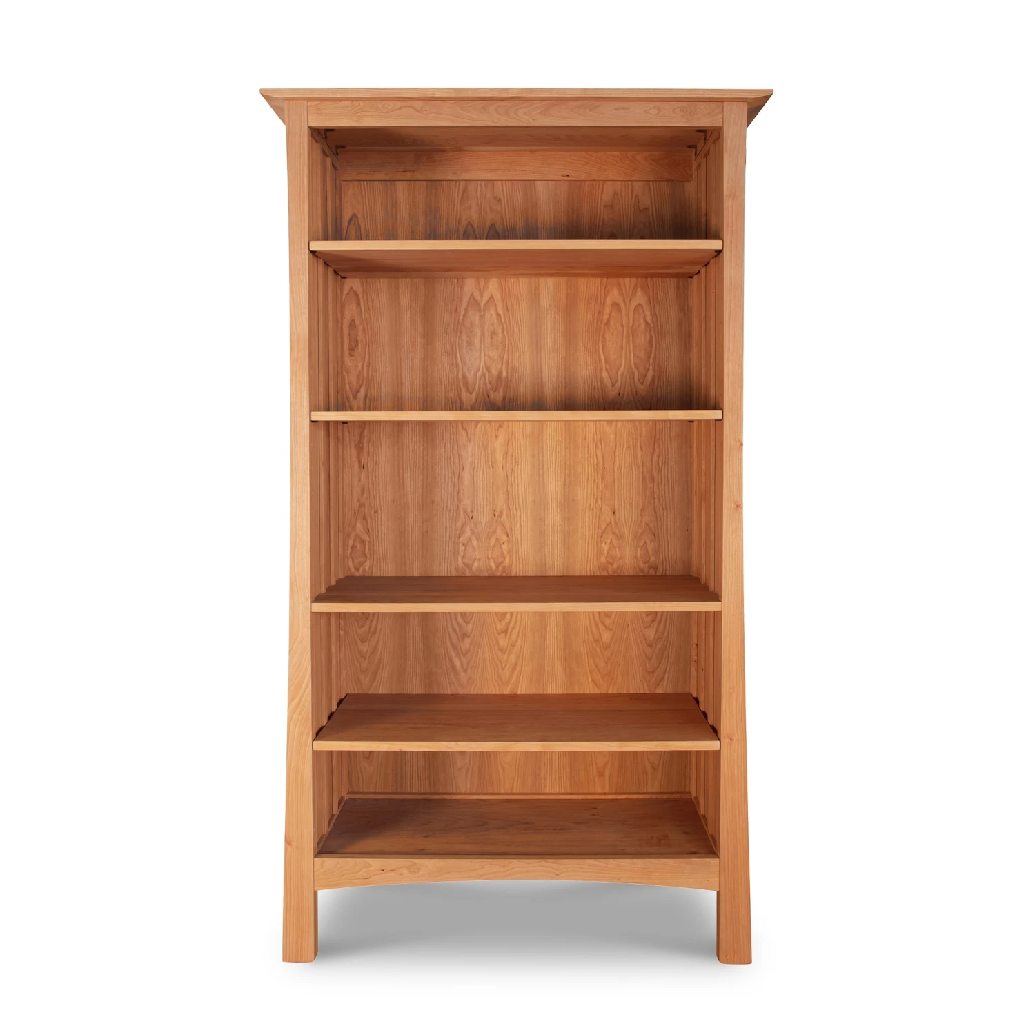 Custom Handmade Contemporary Craftsman Solid Wood Bookcase 4 Custom Handmade Contemporary Craftsman Solid Wood Bookcase - Image 2