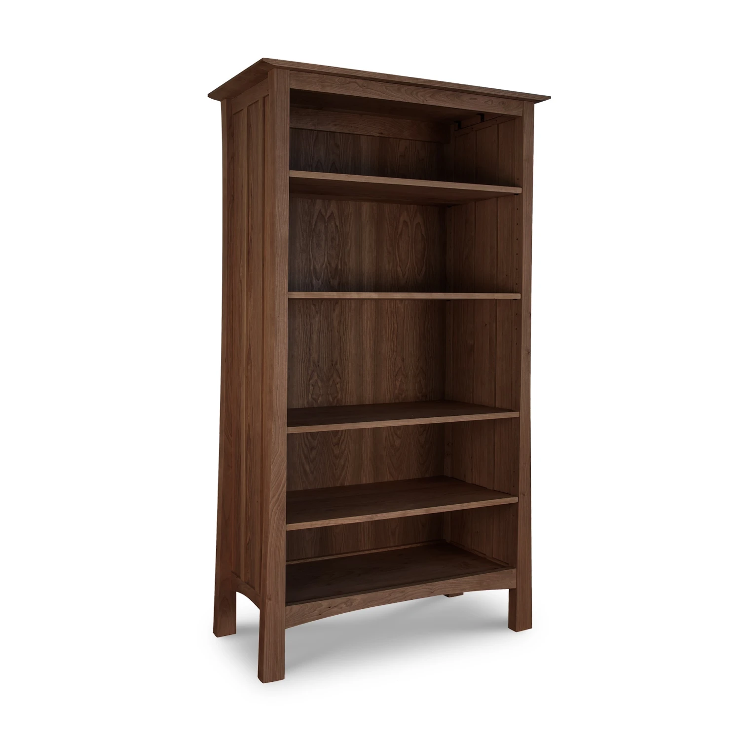 Custom Handmade Contemporary Craftsman Solid Wood Bookcase 11 Custom Handmade Contemporary Craftsman Solid Wood Bookcase - Image 9