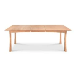 Contemporary Craftsman Extension Dining Table - Customizable Solid Wood 17 Contemporary Craftsman Extension Dining Table - Customizable Solid Wood -VERMONT WOODS Contemporary Craftsman Extension Dining Table 40x60 1Ext Natural Maple