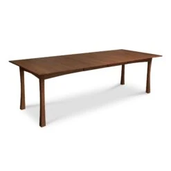 Contemporary Craftsman Extension Dining Table - Customizable Solid Wood 21 Contemporary Craftsman Extension Dining Table - Customizable Solid Wood -VERMONT WOODS Contemporary Craftsman Extension Dining Table 40x60 2Ext Natural Walnut
