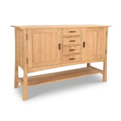 Contemporary Craftsman Solid Wood Huntboard and Dining Sideboard 24 Contemporary Craftsman Solid Wood Huntboard and Dining Sideboard -VERMONT WOODS Contemporary Craftsman Huntboard Natural Maple