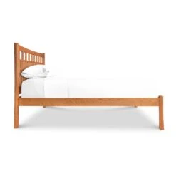 Handcrafted Solid Wood Contemporary Craftsman Bed with Low Footboard -VERMONT WOODS Contemporary Craftsman Low Footboard Bed 2