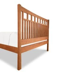 Handcrafted Solid Wood Contemporary Craftsman Bed with Low Footboard -VERMONT WOODS Contemporary Craftsman Low Footboard Bed 3