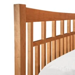 Handcrafted Solid Wood Contemporary Craftsman Bed with Low Footboard -VERMONT WOODS Contemporary Craftsman Low Footboard Bed 4