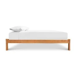 Solid Wood Studio-Style Platform Bed | Handcrafted Contemporary Craftsman Frame -VERMONT WOODS Contemporary Craftsman Studio Style Platform Bed 2