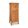 Contemporary Craftsman Tall Storage Chest - Solid Wood & Narrow Profile -VERMONT WOODS Contemporary Craftsman Tall Storage Chest