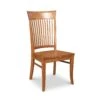 Contemporary Shaker Dining Chair with Ergonomic Wood Seat -VERMONT WOODS Contemporary Shaker Dining Side Chair with Wood Seat
