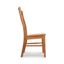 Country Shaker Dining Chair with Contoured Solid Wood Seat 12 Country Shaker Dining Chair with Contoured Solid Wood Seat -VERMONT WOODS Country Shaker Dining Side Chair with Wood Seat 2