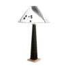 Dance of Life Handcrafted Wood Table Lamp with Botanical Shade -VERMONT WOODS Dance of Life Table Lamp