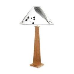 Dance of Life Handcrafted Wood Table Lamp with Botanical Shade 20 Dance of Life Handcrafted Wood Table Lamp with Botanical Shade -VERMONT WOODS Dance of Life Table Lamp Cherry Base