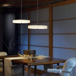 Hubbardton Forge Disq Pendant - Handcrafted Modern LED Lighting -VERMONT WOODS Disq Pendant 2