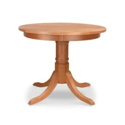 Duncan-Phyfe Round Pedestal Solid Wood Dining Table