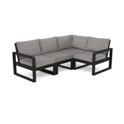 POLYWOOD EDGE 4-Piece Modular Deep Seating Set