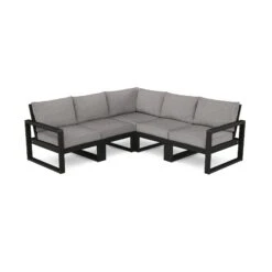 POLYWOOD EDGE 5-Piece Modular Deep Seating Set