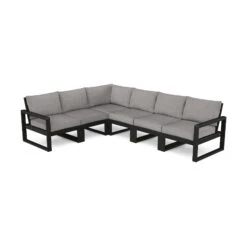 POLYWOOD EDGE 6-Piece Modular Deep Seating Set