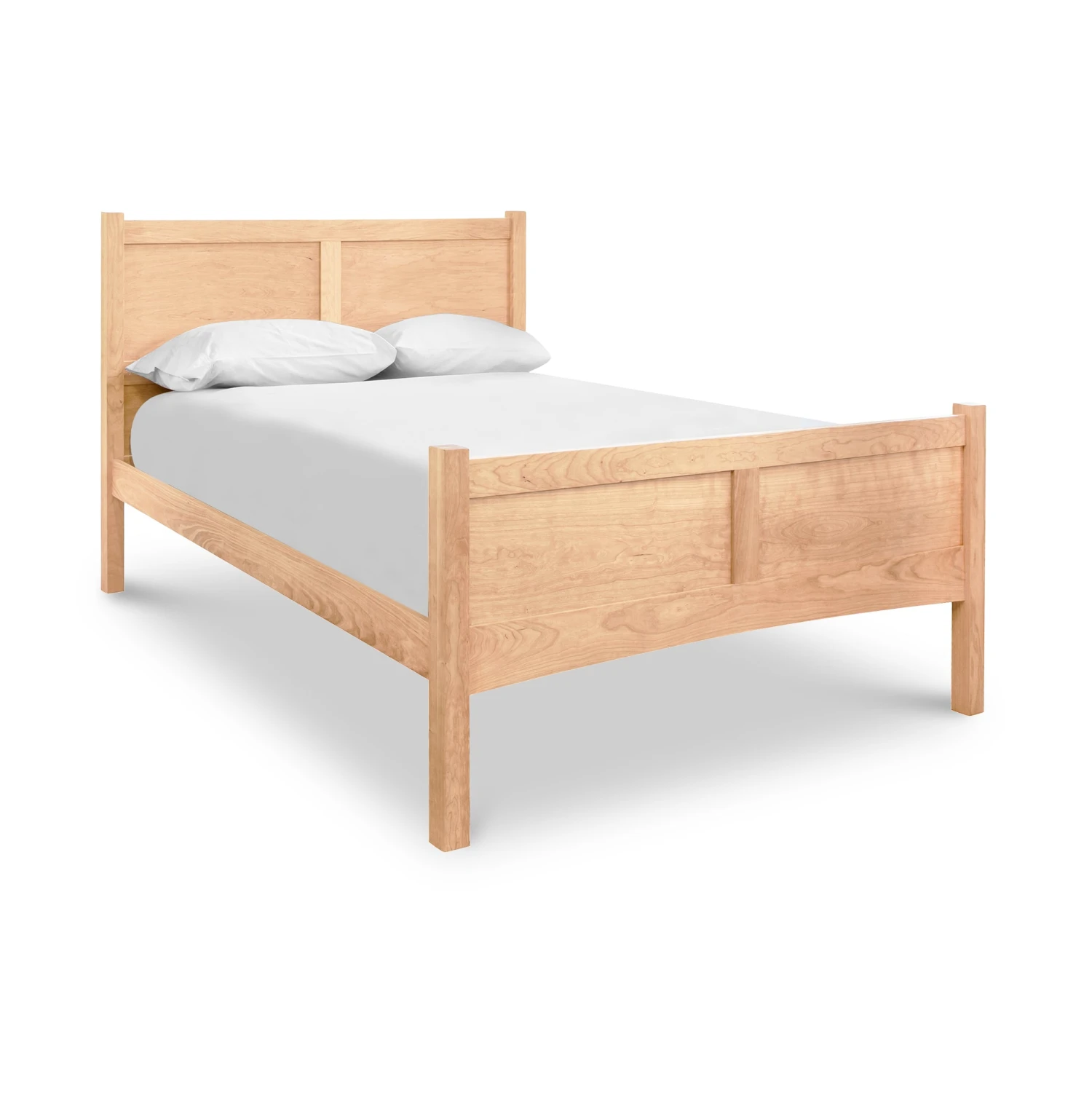 Essex Solid Wood High Footboard Bed - Modern Classic Panel Frame 8 Essex Solid Wood High Footboard Bed - Modern Classic Panel Frame - Image 6