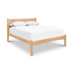 Solid Hardwood Low Footboard Bed - Essex Modern Classic Panel Bed 13 Solid Hardwood Low Footboard Bed - Essex Modern Classic Panel Bed -VERMONT WOODS Essex Panel Bed Low Footboard Queen 42 High Natural Maple