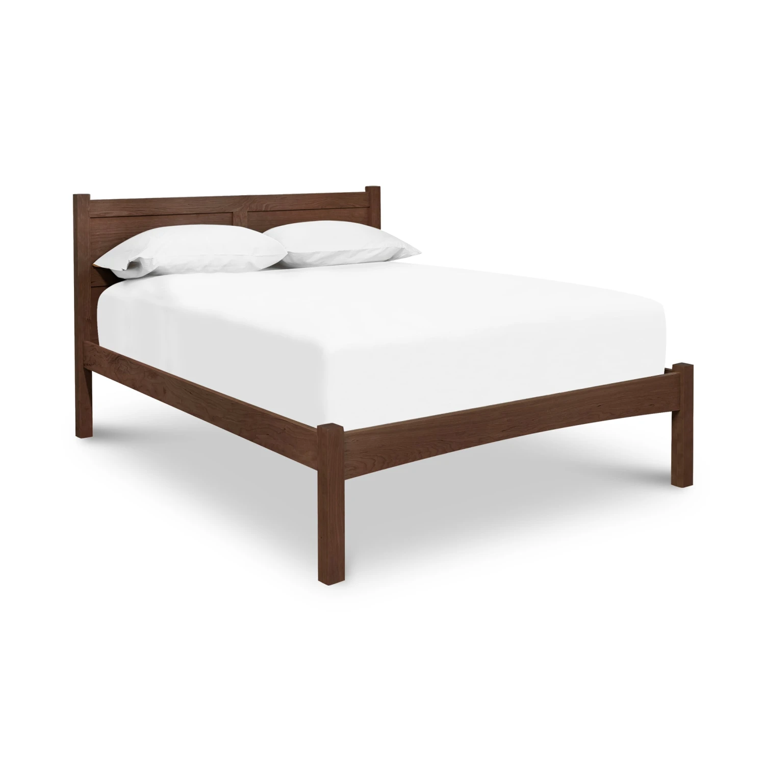 Solid Hardwood Low Footboard Bed - Essex Modern Classic Panel Bed 7 Solid Hardwood Low Footboard Bed - Essex Modern Classic Panel Bed - Image 5