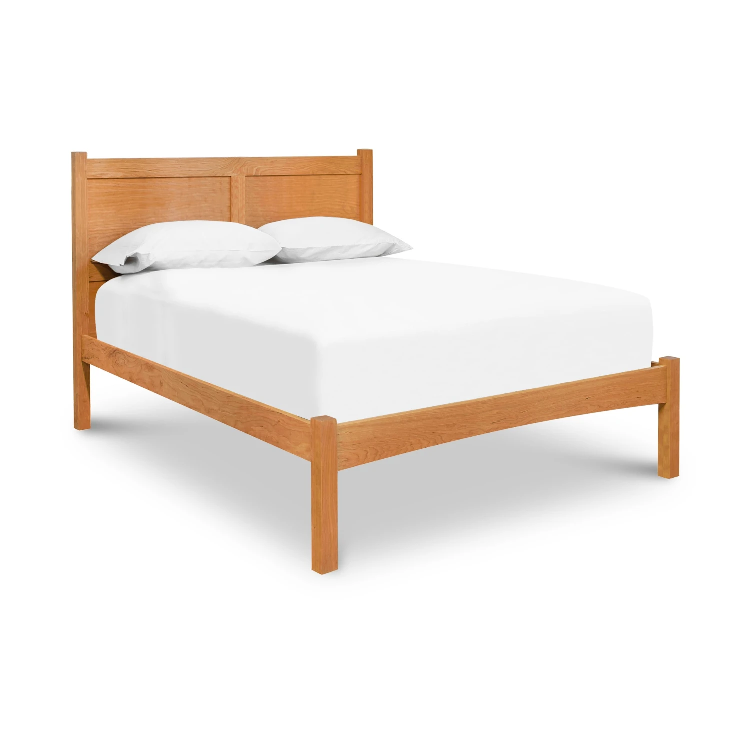 Solid Hardwood Low Footboard Bed - Essex Modern Classic Panel Bed 8 Solid Hardwood Low Footboard Bed - Essex Modern Classic Panel Bed - Image 6