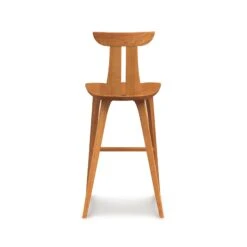 Copeland Estelle Mid-Century Modern Solid Hardwood Bar Stool -VERMONT WOODS Estelle Cherry Bar Stool 2