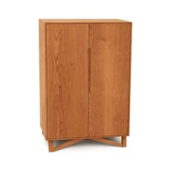 Copeland Furniture Exeter Bar Cabinet -VERMONT WOODS Exeter Cherry Bar Cabinet Autumn Cherry