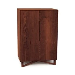 Copeland Furniture Exeter Bar Cabinet -VERMONT WOODS Exeter Cherry Bar Cabinet Cognac Cherry