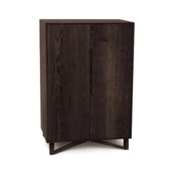 Copeland Furniture Exeter Bar Cabinet -VERMONT WOODS Exeter Cherry Bar Cabinet Smoke Cherry