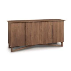 Copeland Exeter Buffet: Modern Solid Hardwood Dining Storage 20 Copeland Exeter Buffet: Modern Solid Hardwood Dining Storage -VERMONT WOODS Exeter Cherry Buffet Saddle Cherry