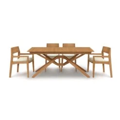Copeland Furniture Exeter Solid Wood Extension Dining Table