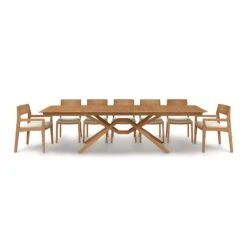 Copeland Furniture Exeter Solid Wood Extension Dining Table -VERMONT WOODS Exeter Cherry Extension Table 10