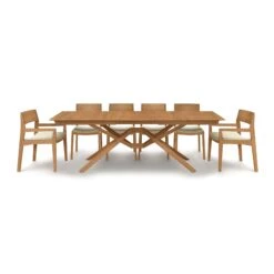 Copeland Furniture Exeter Solid Wood Extension Dining Table -VERMONT WOODS Exeter Cherry Extension Table 11