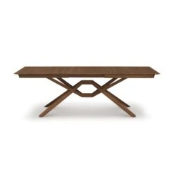 Copeland Furniture Exeter Solid Wood Extension Dining Table -VERMONT WOODS Exeter Cherry Extension Table 2 Saddle Cherry