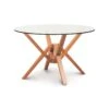 Copeland Exeter Round Glass Top Table 2 Copeland Exeter Round Glass Top Table -VERMONT WOODS Exeter Cherry Round Glass Top Table