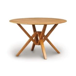 Copeland Exeter Round Solid Top Dining Table 25 Copeland Exeter Round Solid Top Dining Table -VERMONT WOODS Exeter Cherry Round Table 48 Inch Natural Cherry