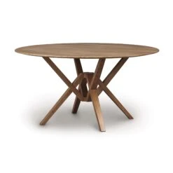 Copeland Exeter Round Solid Top Dining Table 41 Copeland Exeter Round Solid Top Dining Table -VERMONT WOODS Exeter Cherry Round Table 60 Inch Saddle Cherry