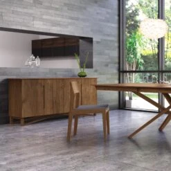 Copeland Exeter Buffet: Modern Solid Hardwood Dining Storage 15 Copeland Exeter Buffet: Modern Solid Hardwood Dining Storage -VERMONT WOODS Exeter Walnut Buffet Life 1