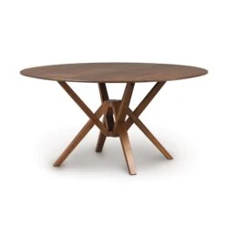 Copeland Exeter Round Solid Top Dining Table 38 Copeland Exeter Round Solid Top Dining Table -VERMONT WOODS Exeter Walnut Round Table 60 Inch