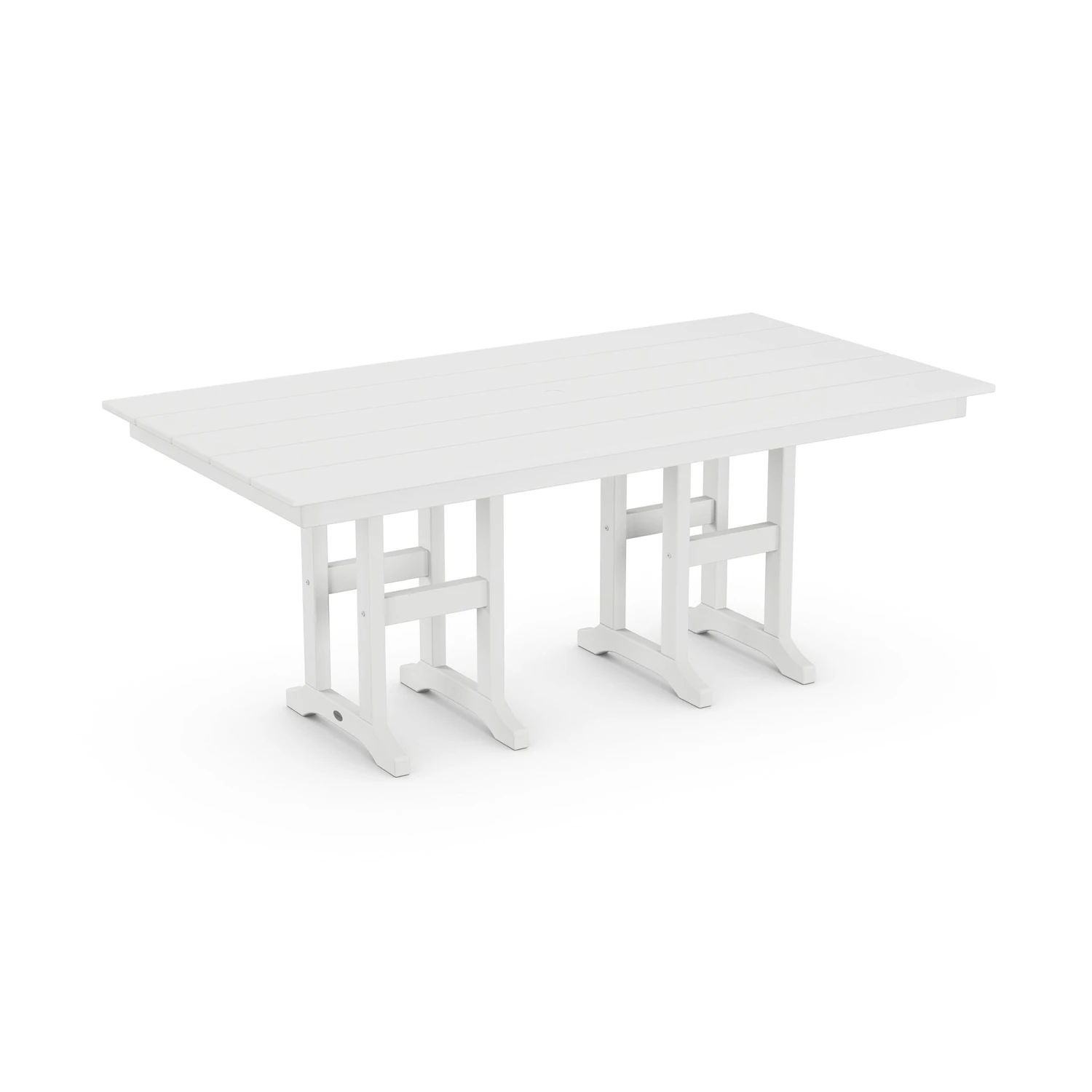 POLYWOOD Farmhouse 37" x 72" Rectangular Outdoor Dining Table 9 POLYWOOD Farmhouse 37" x 72" Rectangular Outdoor Dining Table - Image 7