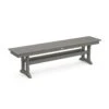 POLYWOOD Farmhouse Trestle 65" Bench 1 POLYWOOD Farmhouse Trestle 65" Bench -VERMONT WOODS Farmhouse Trestle 65 Inch Bench