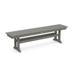 POLYWOOD Farmhouse Trestle 65" Bench
