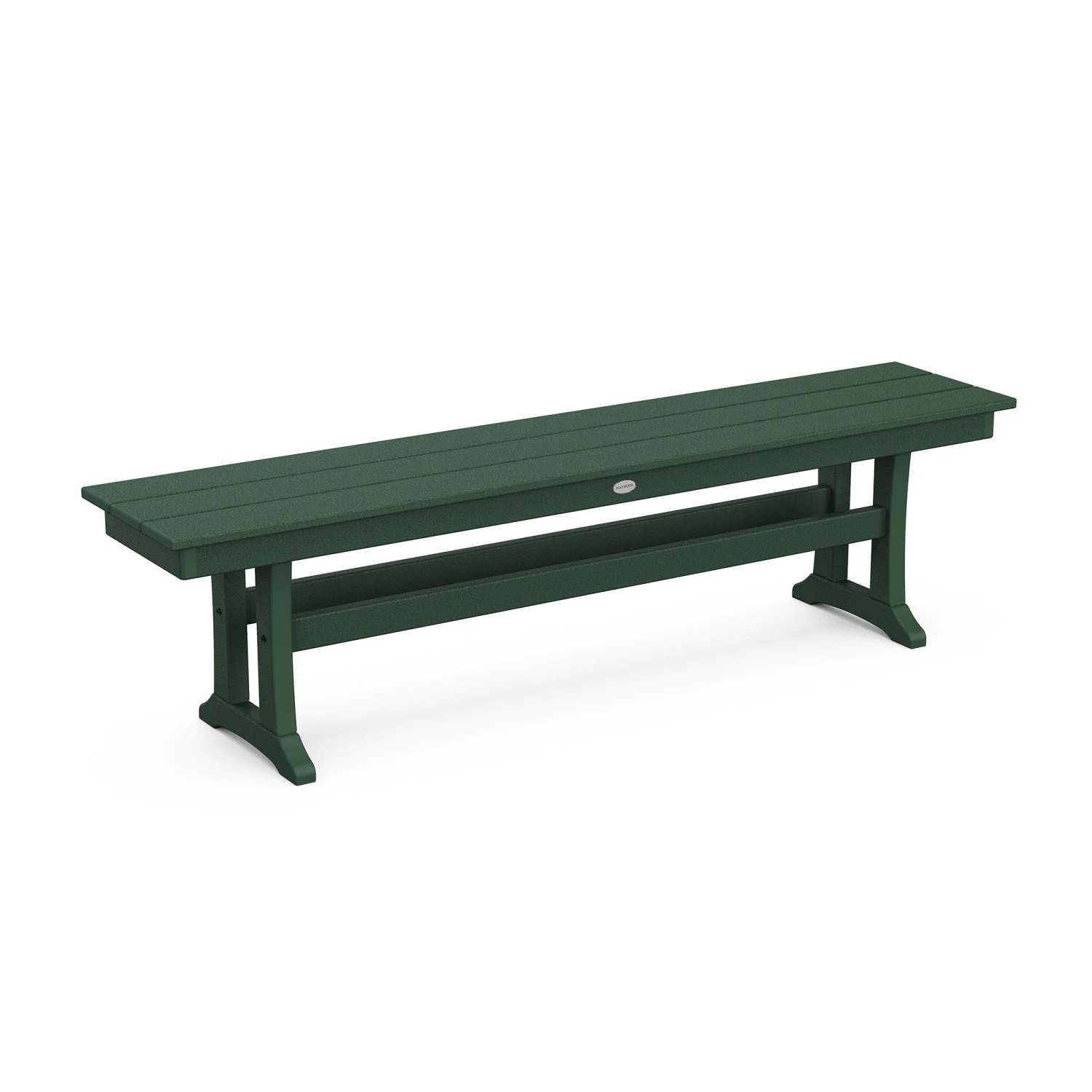POLYWOOD Farmhouse Trestle 65" Bench 11 POLYWOOD Farmhouse Trestle 65" Bench - Image 9