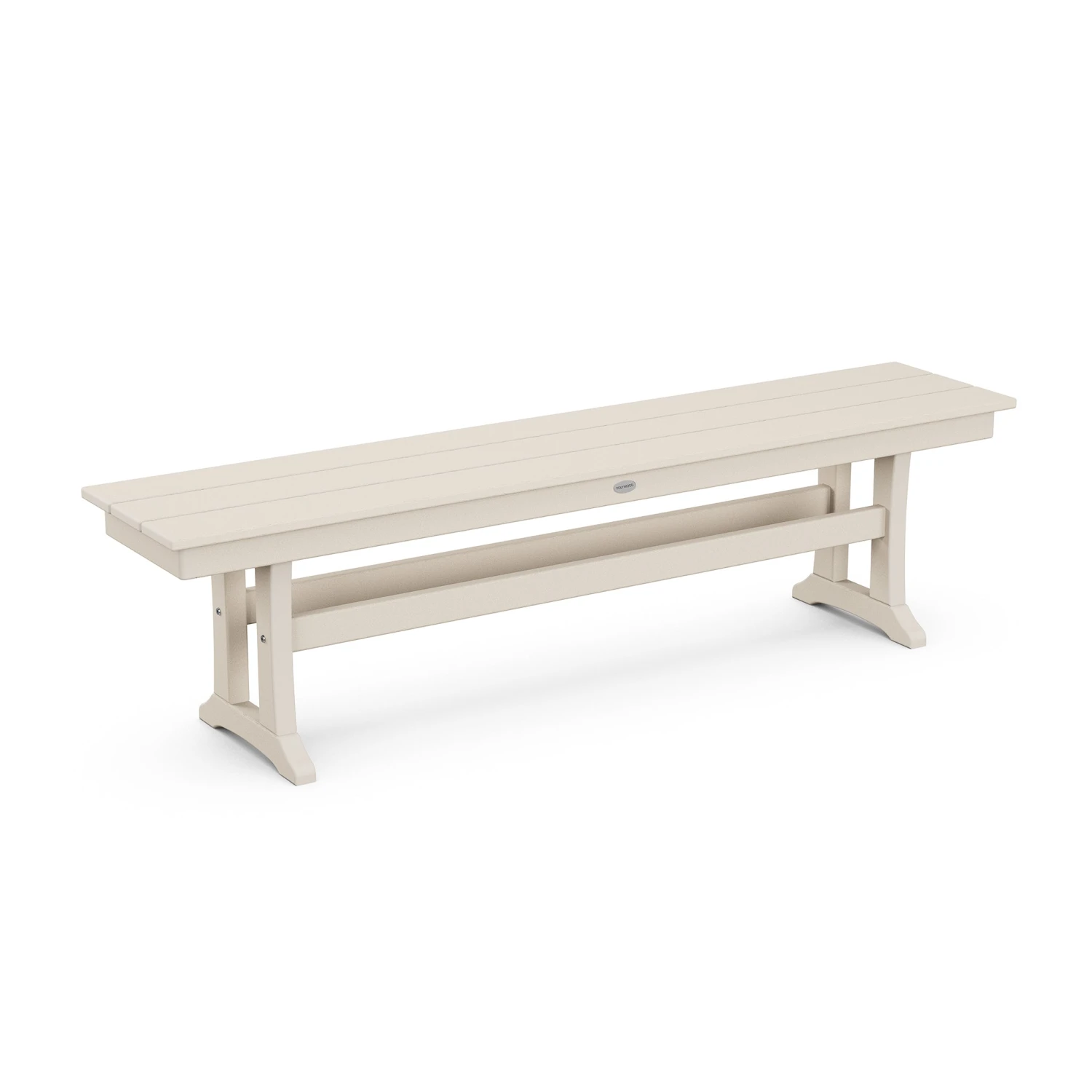 POLYWOOD Farmhouse Trestle 65" Bench 9 POLYWOOD Farmhouse Trestle 65" Bench - Image 7