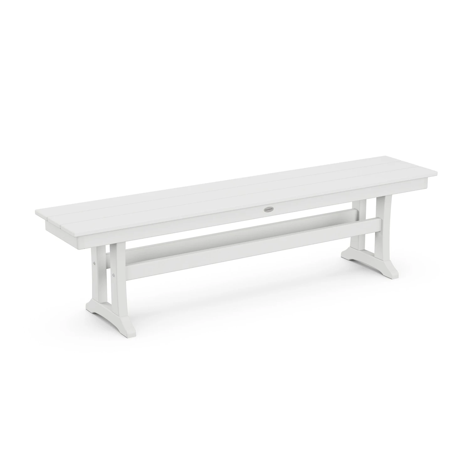 POLYWOOD Farmhouse Trestle 65" Bench 10 POLYWOOD Farmhouse Trestle 65" Bench - Image 8