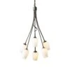 Hubbardton Forge Flora 6-Arm Chandelier - Hand-Forged Vermont Lighting -VERMONT WOODS Flora 6 Arm Chandelier